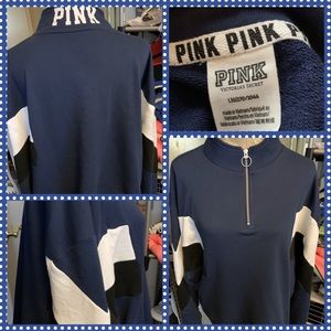 Like New Pink Victoria’sSecret 1/2 Zip Sweatshirt